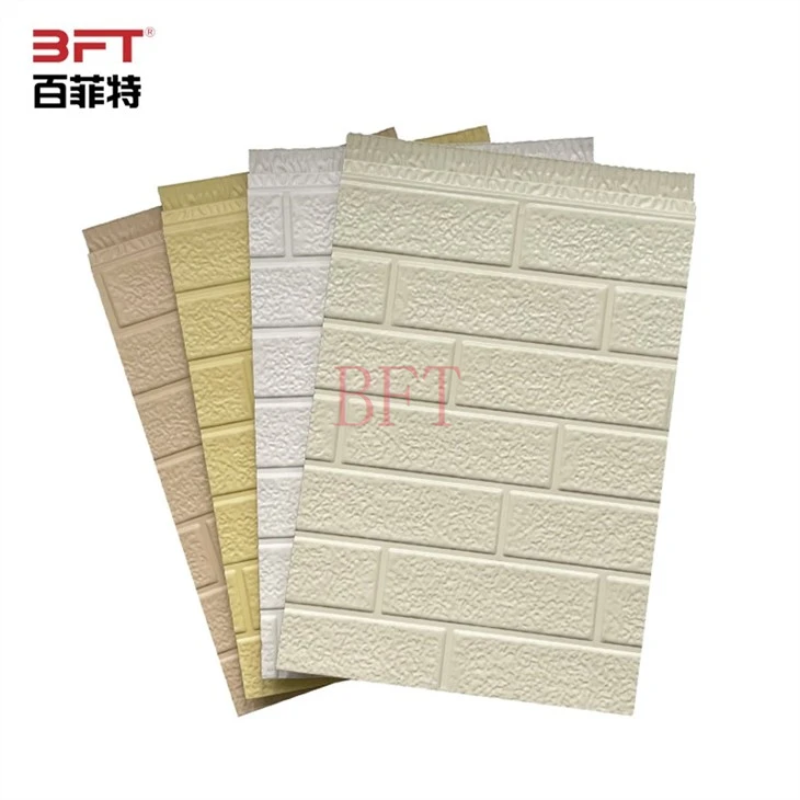 Residential Exterior Metal Siding White Brick Panels