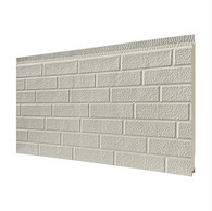 Residential Exterior Metal Siding White Brick Panels
