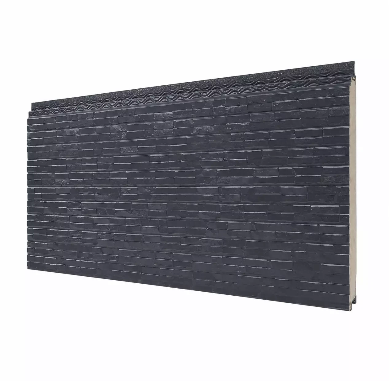 Diamond Texture Stone Metal Siding Panel