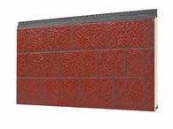 Dual-Tone Large Block Brick Metal Siding Panel