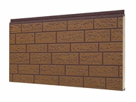 Dual-Tone Standard Brick Pattern Metal Siding Panel