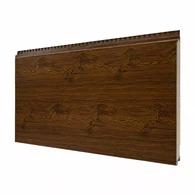 Flat Wood Grain Metal Siding Panel