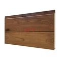 Single Grooved Wood Grain Metal Siding Panel