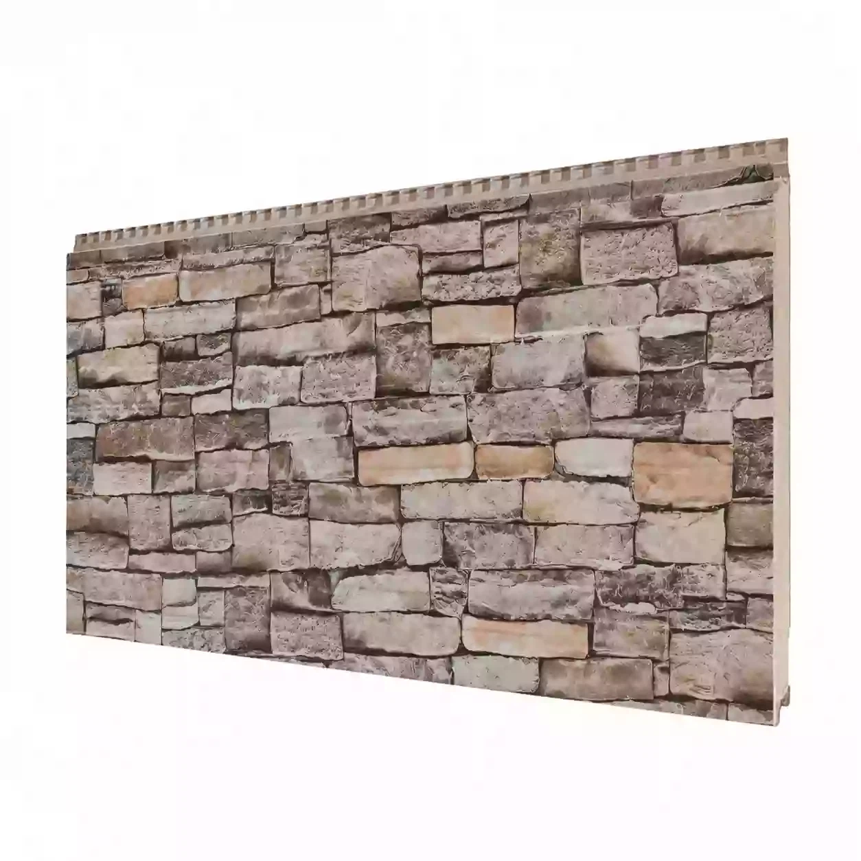 Stacked Stone Metal Siding Panel